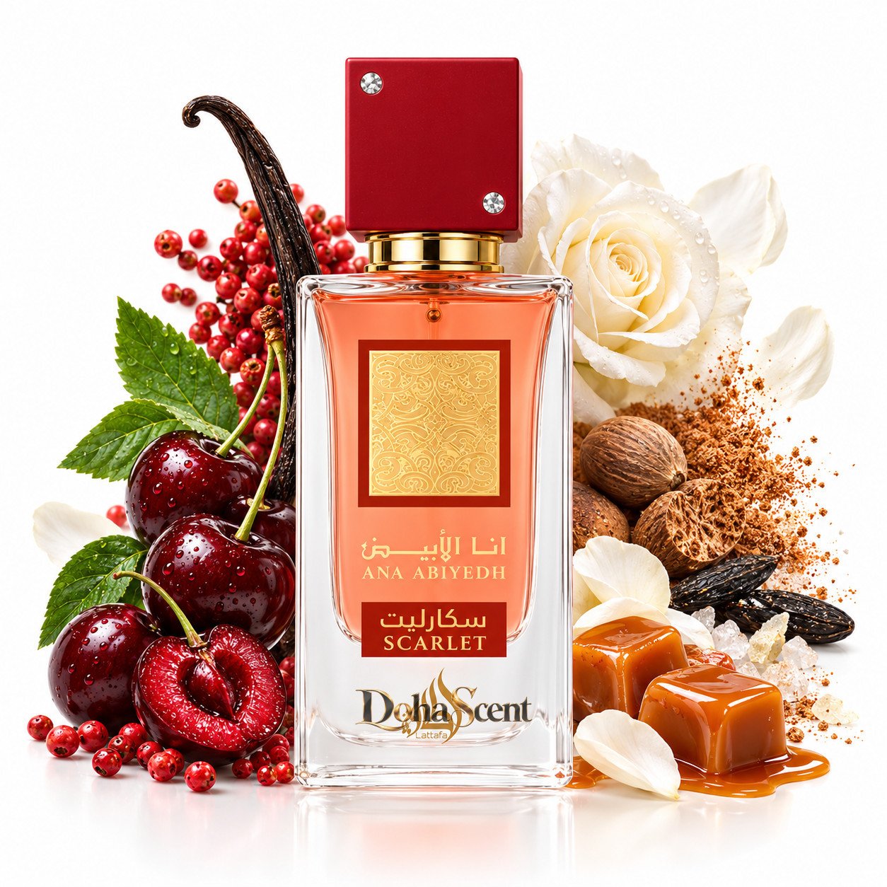 Lattafa ANA ABIYEDH SCARLET – LATTAFA 60ML