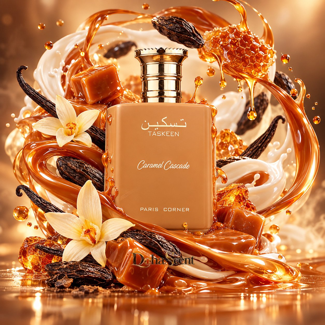 Taskeen Caramel Cascade EDP – 100 ML