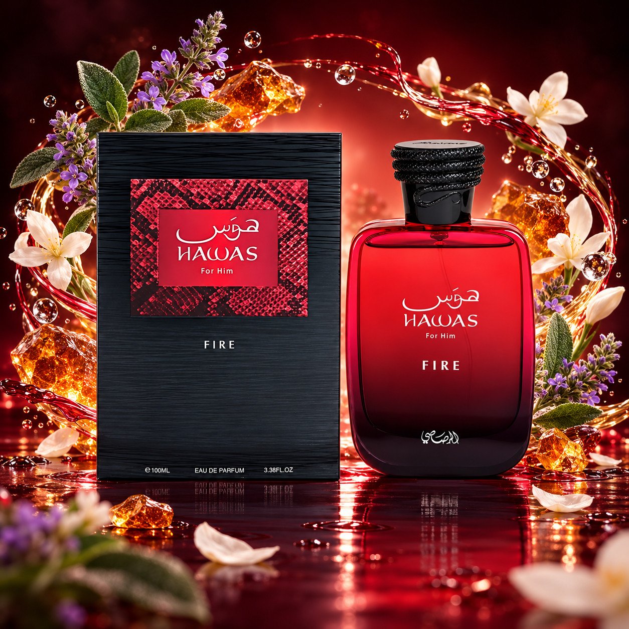 Rasasi Hawas Fire Eau de Parfum 100ML –