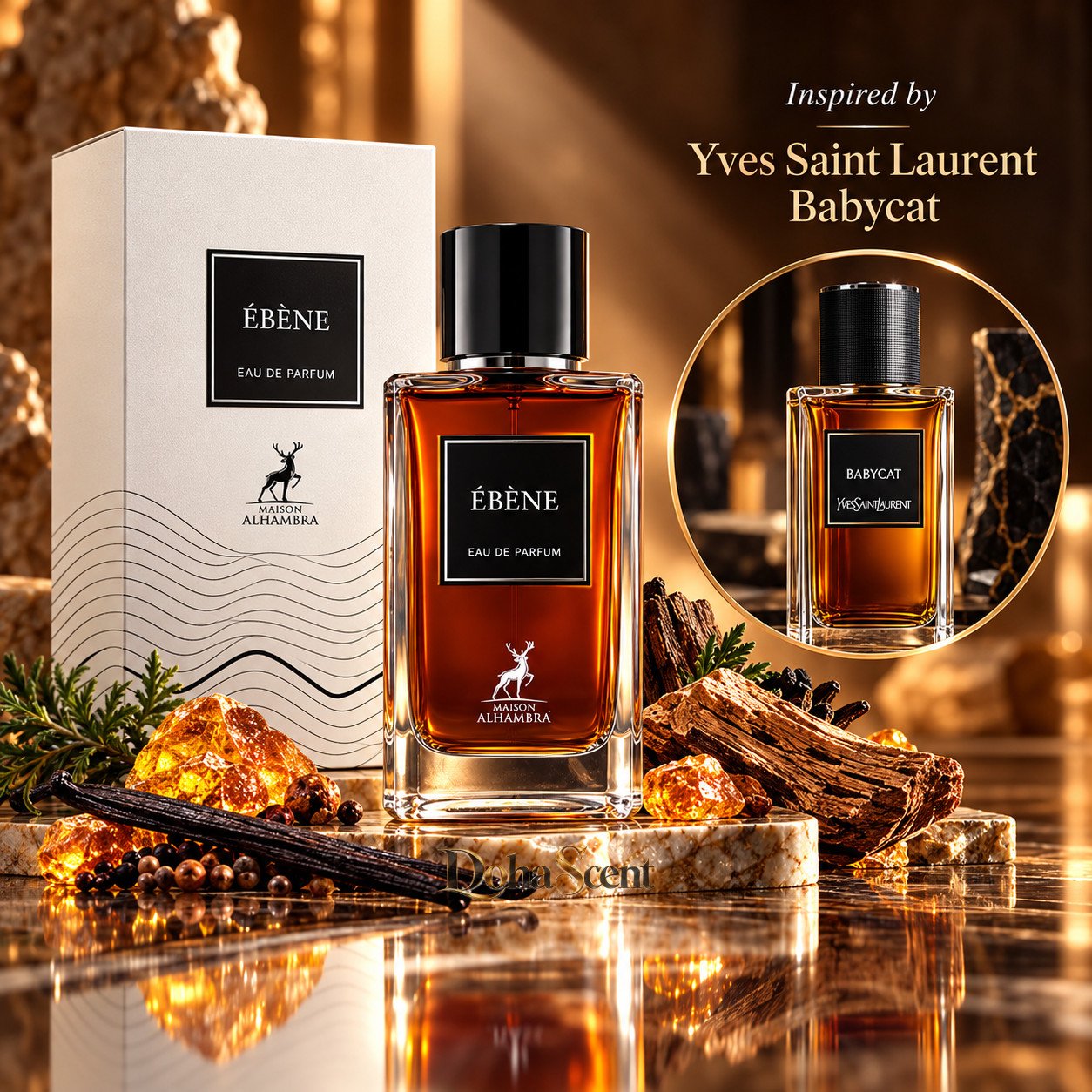 Maison Al Hambra Ébène Eau de Parfum – 100 ML