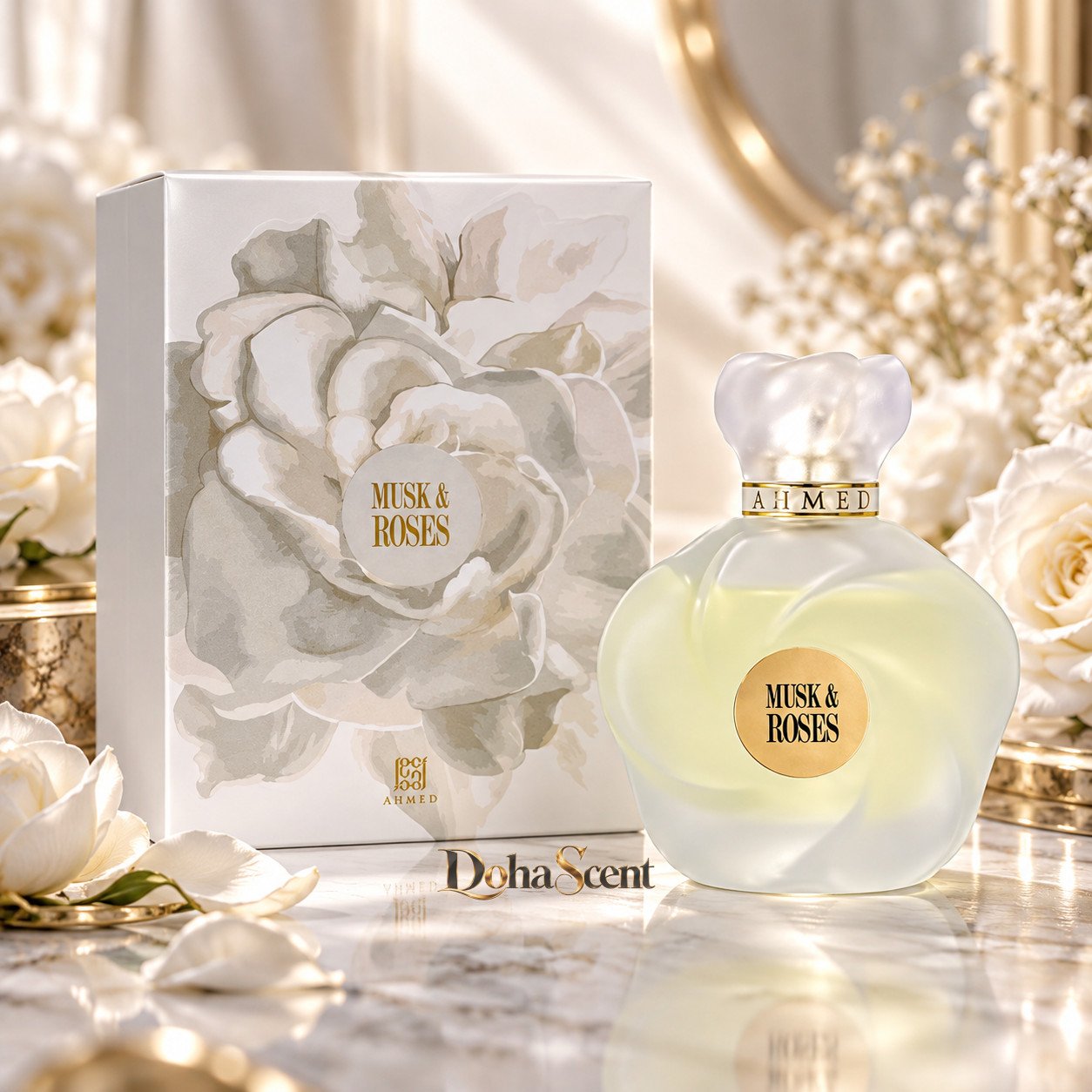 Ahmed Al Maghribi Musk & Roses 75 ML
