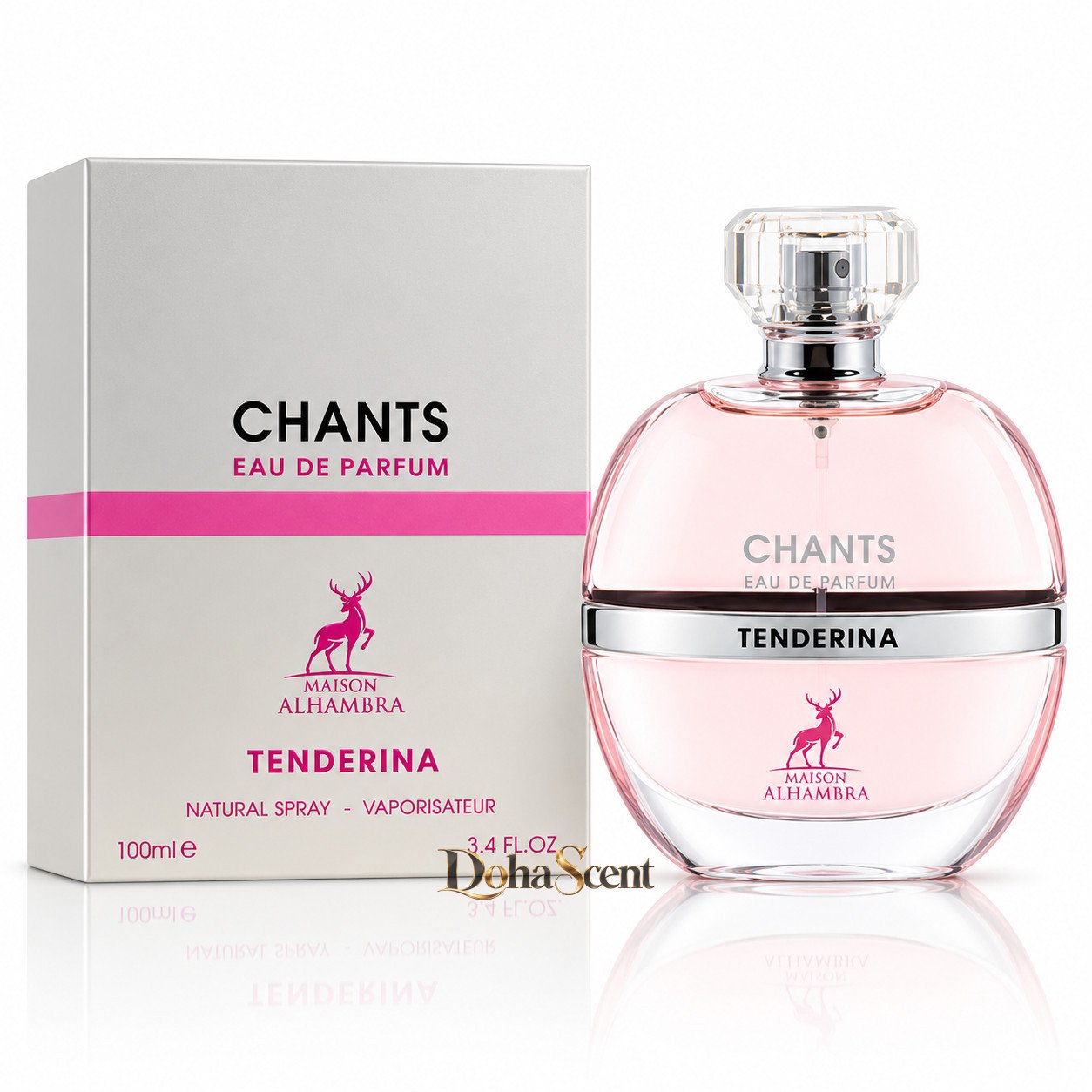 Chants Tenderina by Maison Alhambra — 100 ML EDP. ( Inspired By: Chanel Chance Eau Tendre )