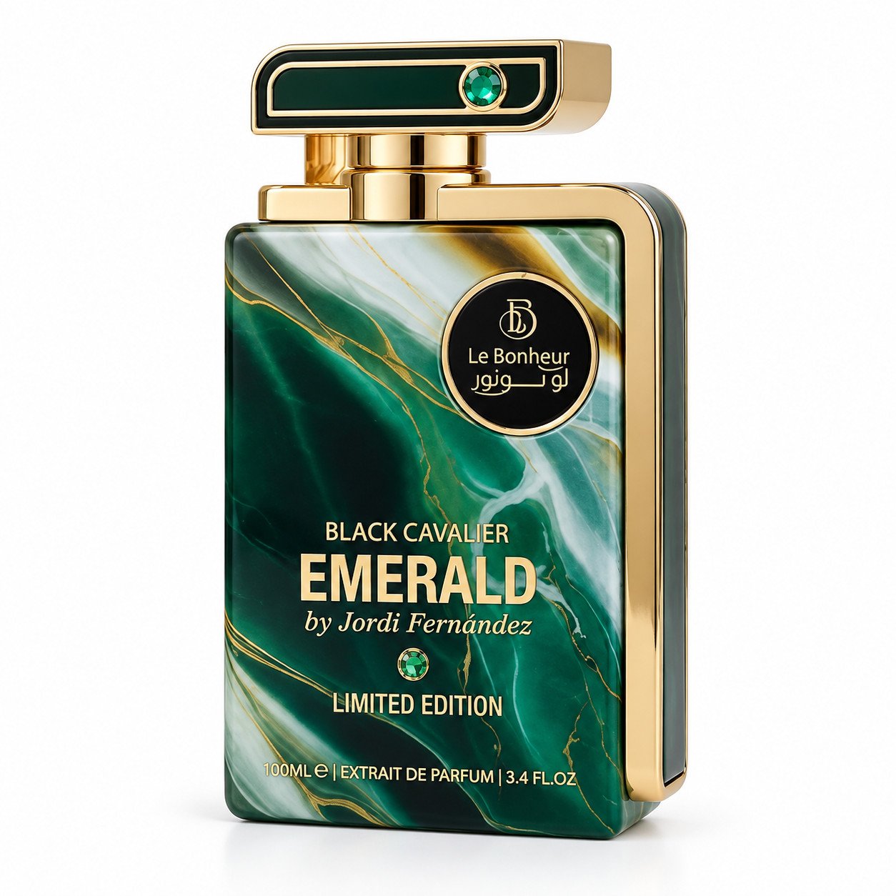 LE BONHEUR BLACK CAVALIER EMERALD – 100ML