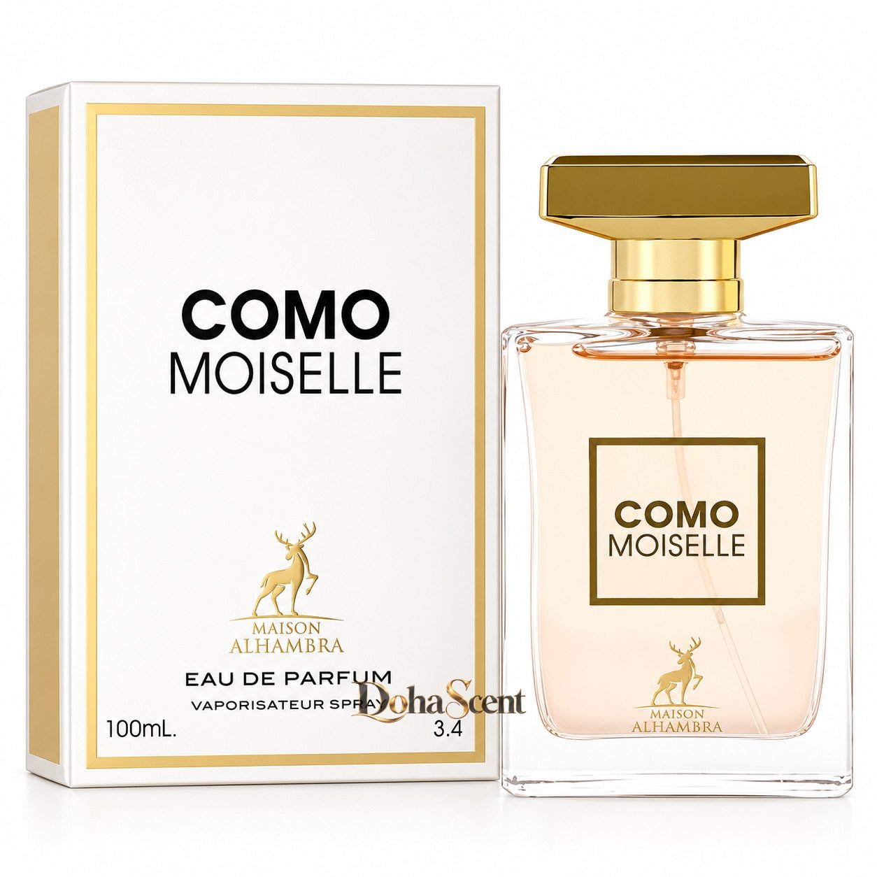 Como Moiselle by Maison Alhambra — 100 ML EDP (Chanel Coco Mademoiselle Eau de Parfum)